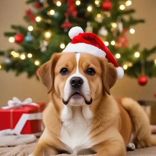 dog pictures christmas