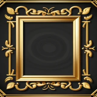 gold frame background