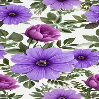 purple flowers transparent background