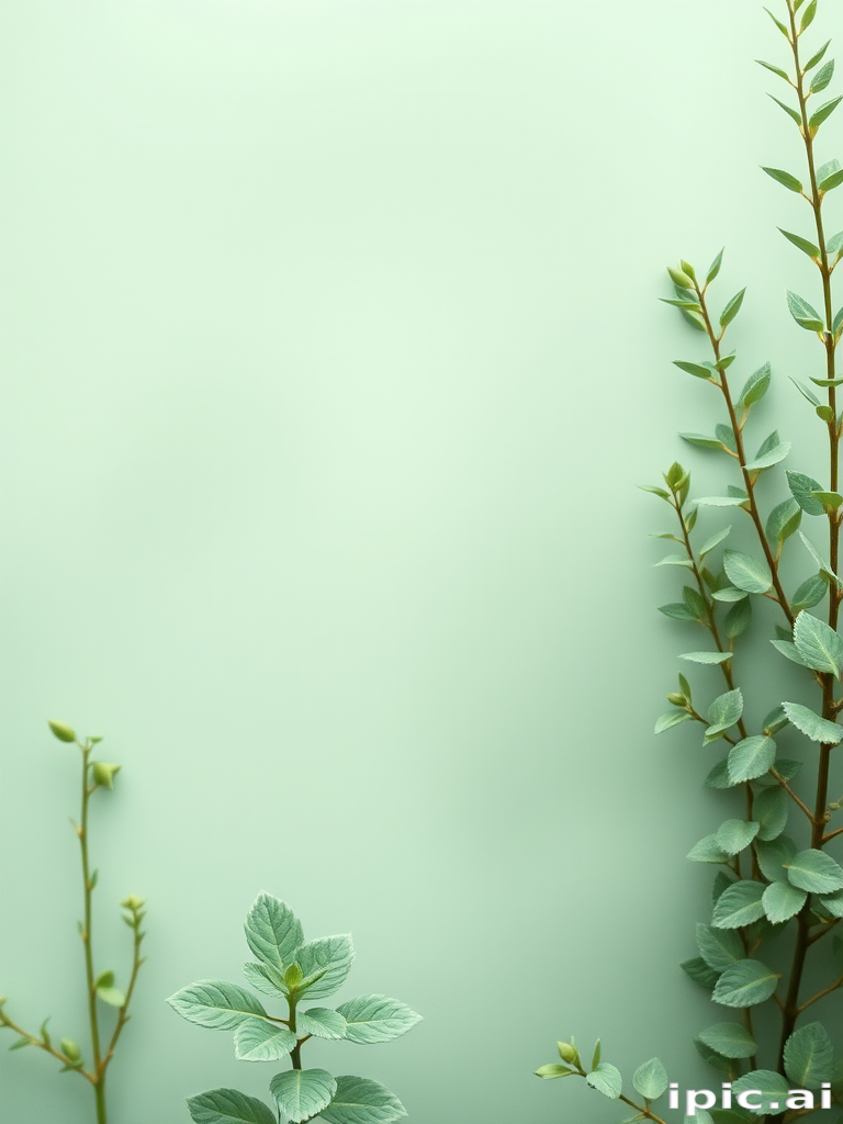 sage green aesthetic background