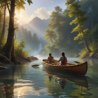 canoeing png