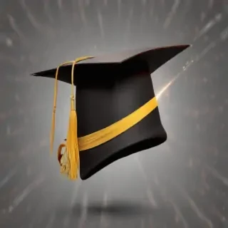 grad hat png