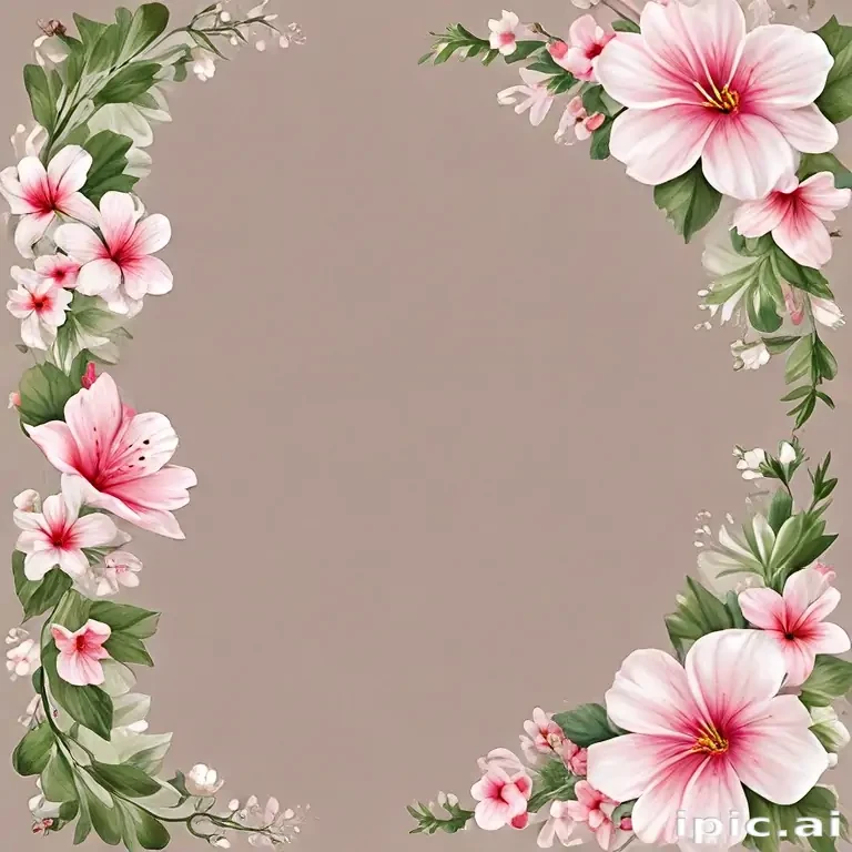 flowers border png