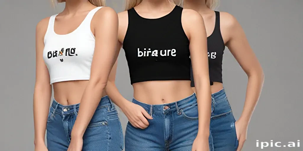 crop top mockup