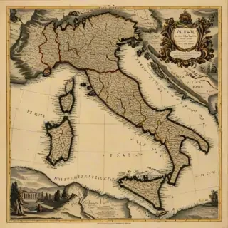 map of italy