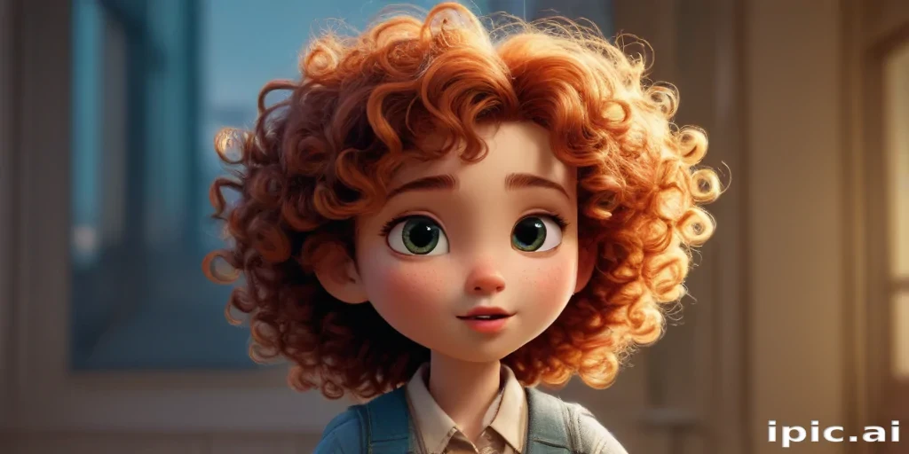 cartoon characters with curly hair