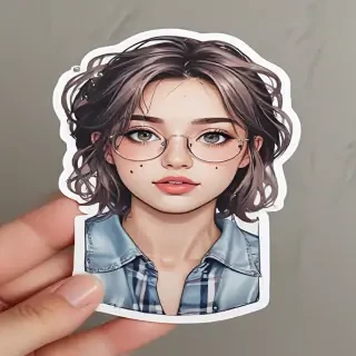 transparent aesthetic sticker