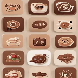 aesthetics brown instagram highlight icons