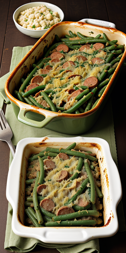 green bean and sausage casserole