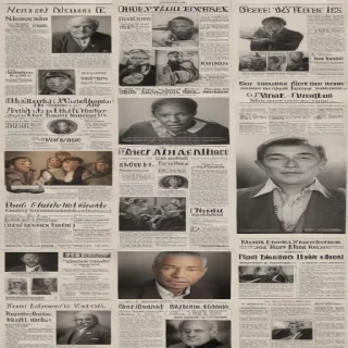 newspaper collage png
