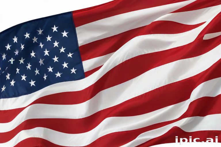transparent american flag clipart