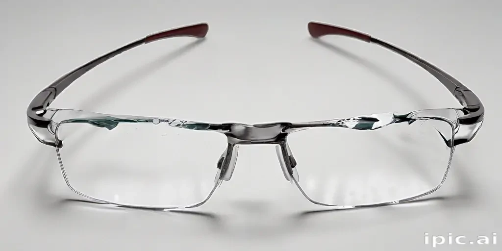 broken glasses png