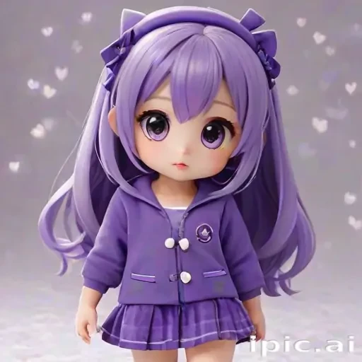 purple cute