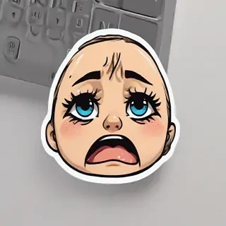 crying sticker