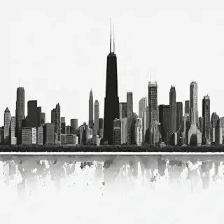 chicago skyline png