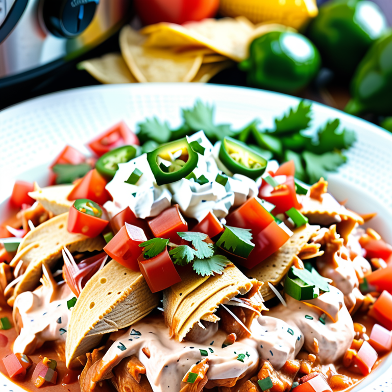 crockpot salsa chicken cream cheese