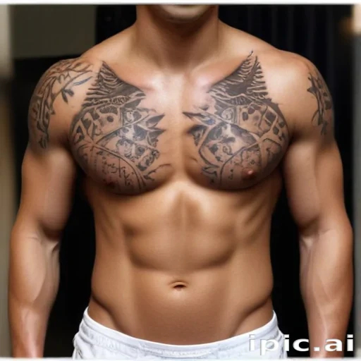 male rib tattoos