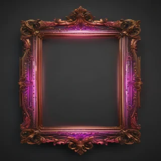 neon frame png