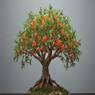 plants no background