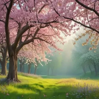 spring backgrounds aesthetic