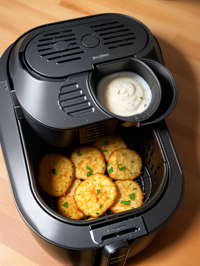 frozen hash brown in air fryer
