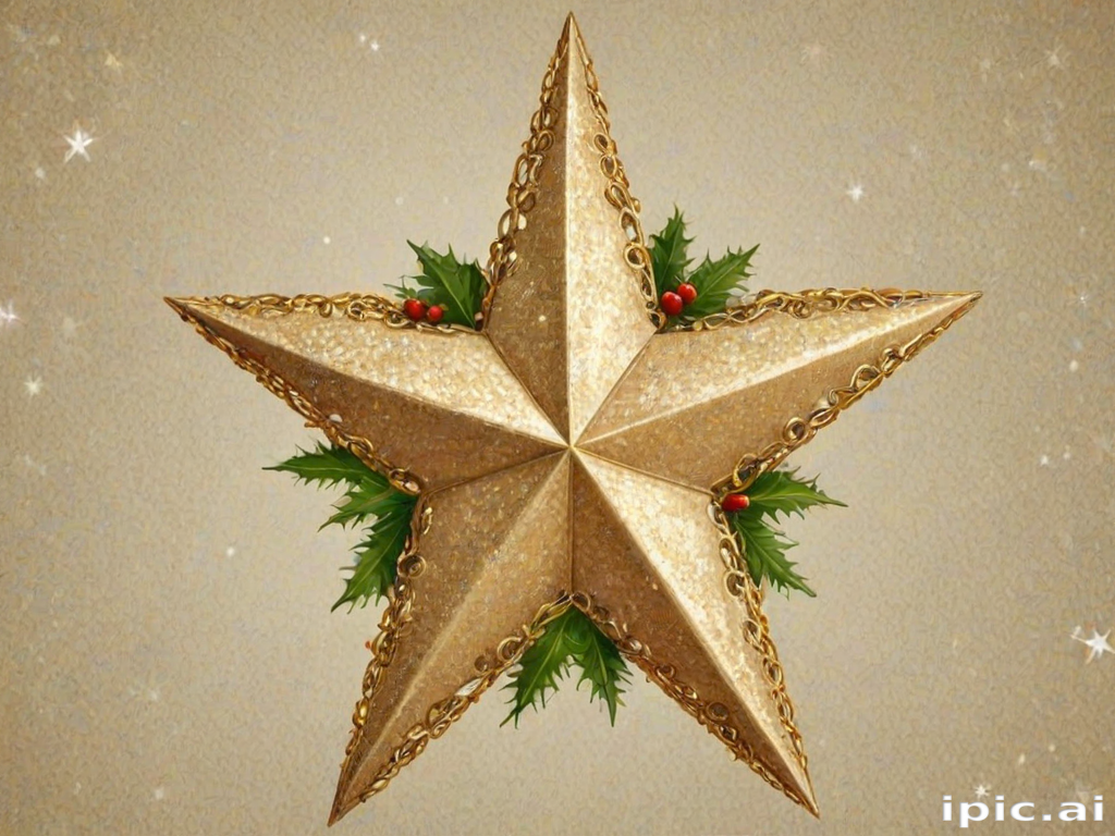 christmas star clipart