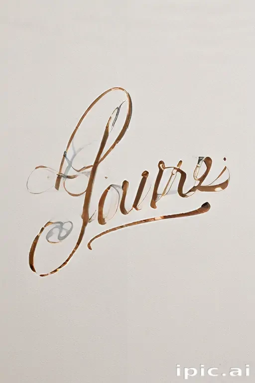 laura in cursive