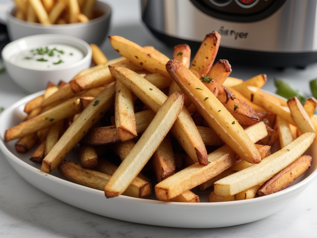 famous seasoned fries air fryer