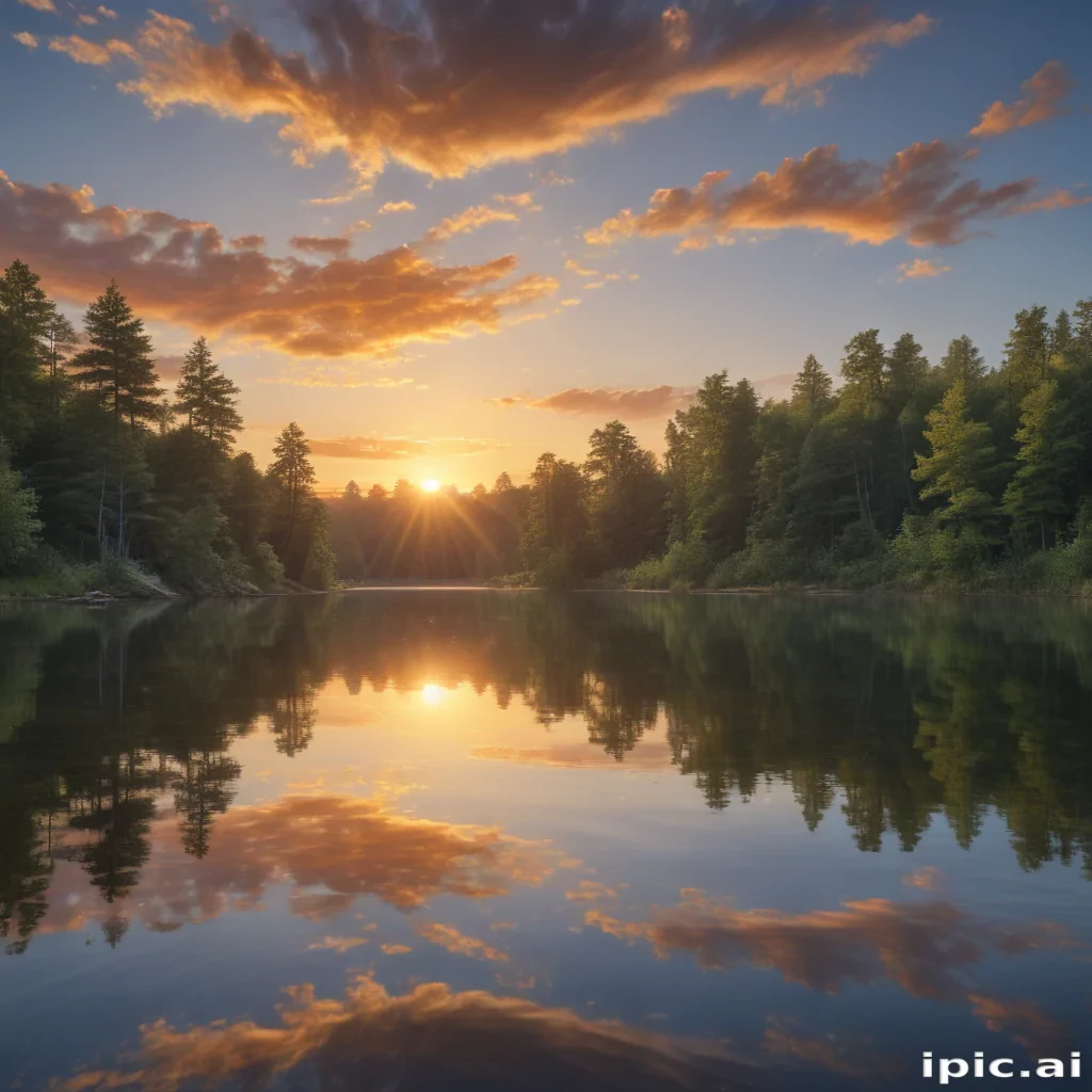 background lake