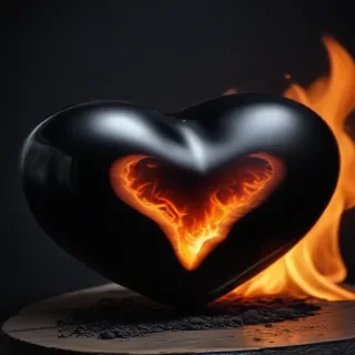 image black heart