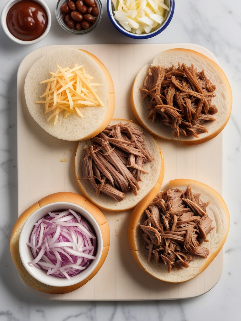 toppings for a pulled pork sandwich