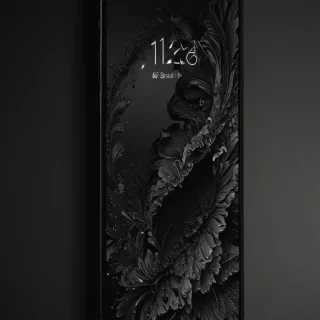 black wallpaper 4k phone