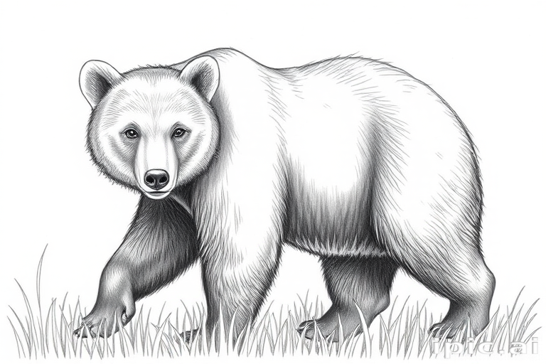 bear pic drawing