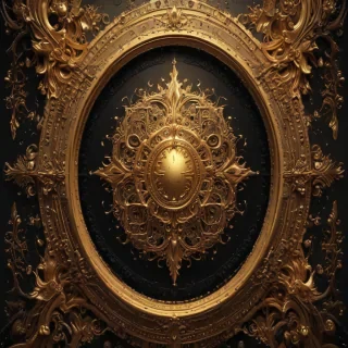 gold black background