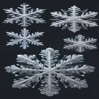 snowflake clipart with transparent background