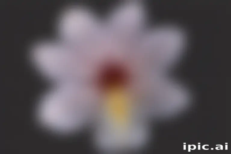 transparent flower outline