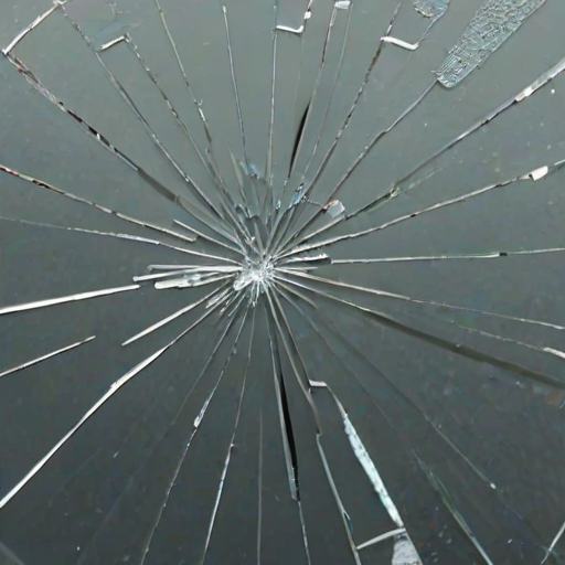 broken glass overlay