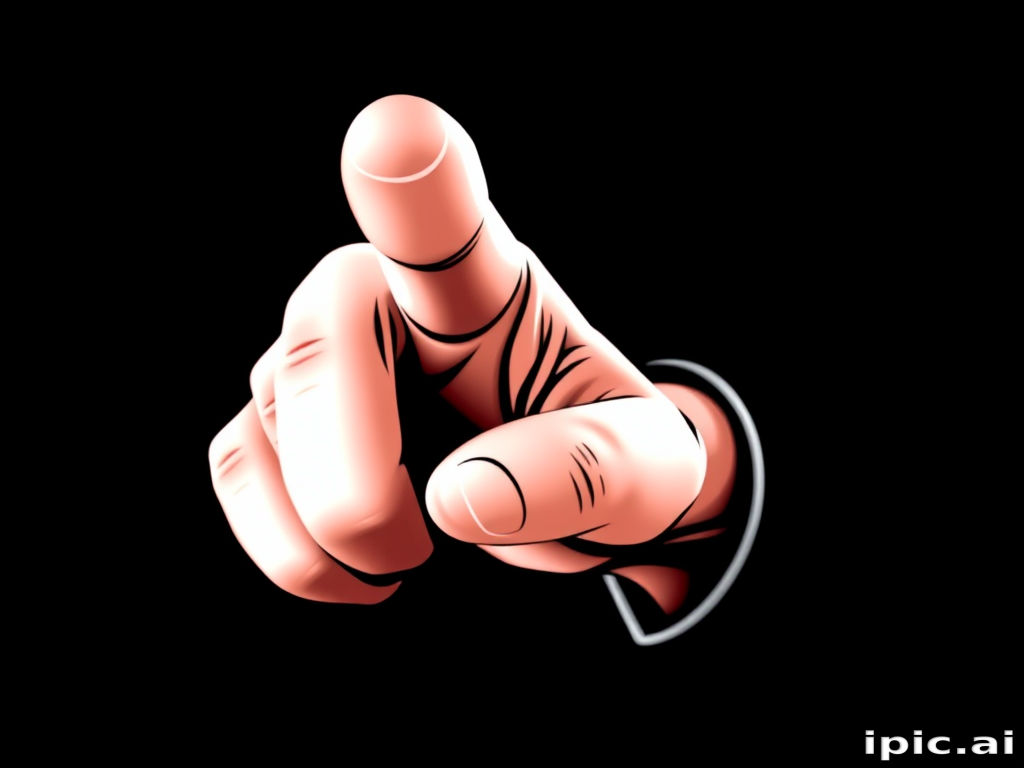 finger pointing png