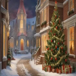 christmas back rounds