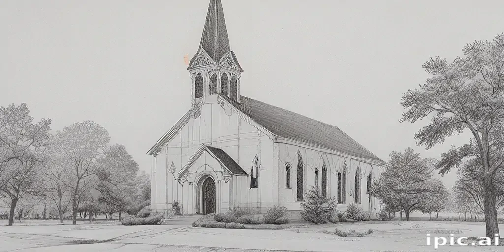 church drawing