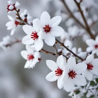 winter flower wallpaper background