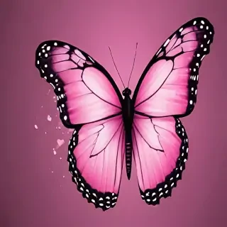 cute pink butterfly wallpaper