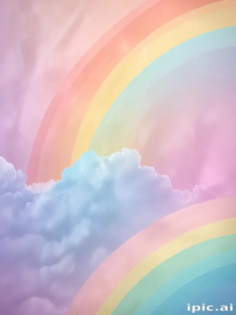 rainbow pastel background