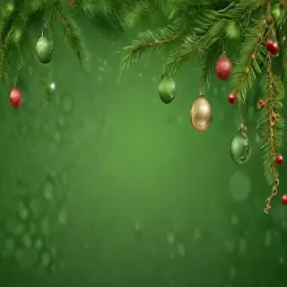 green christmas bg