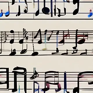 music notes transparent