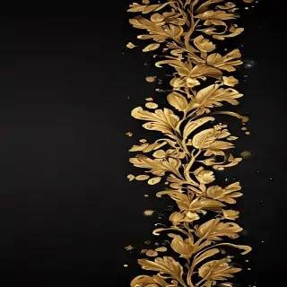 gold black background