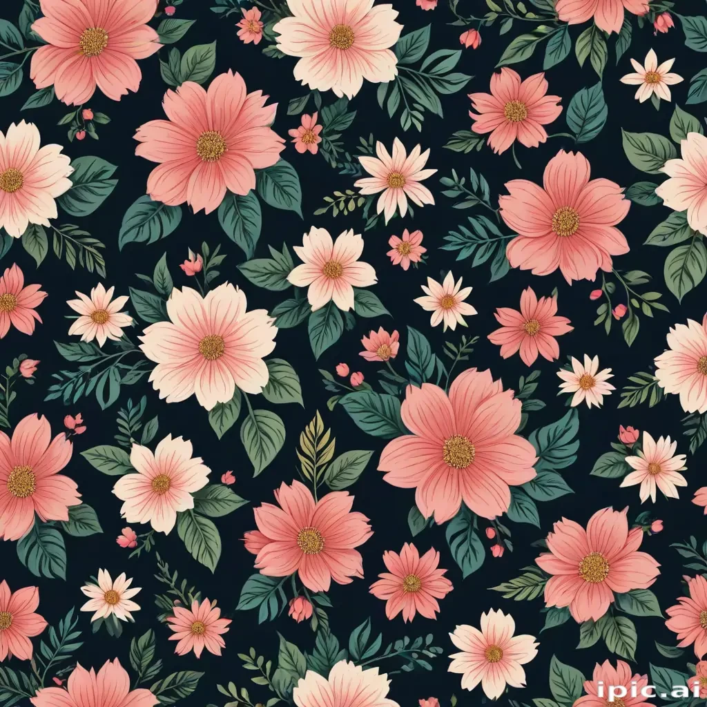 floral phone background