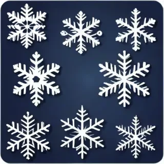 free snowflake clip art