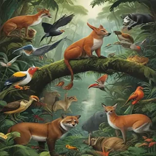rainforest animals