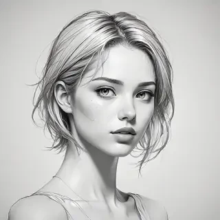 transparent line art